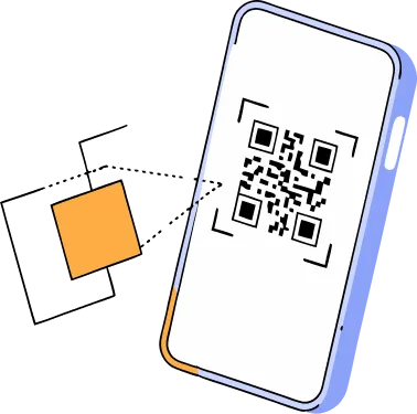 QR Code on Phone